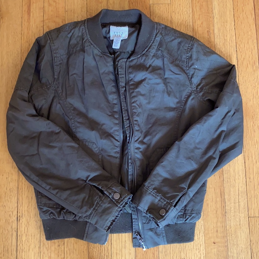 Quilted Bomber Jacket